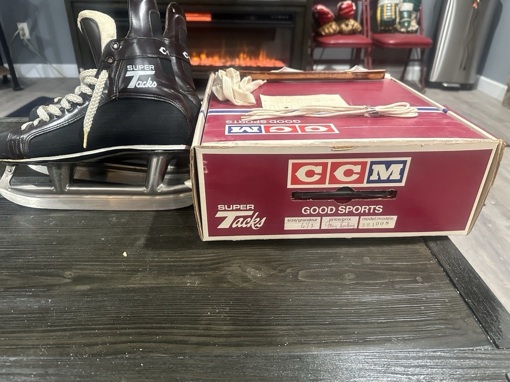CCM Super Tacks New old stock Never Sharpened. Size 6 1/2