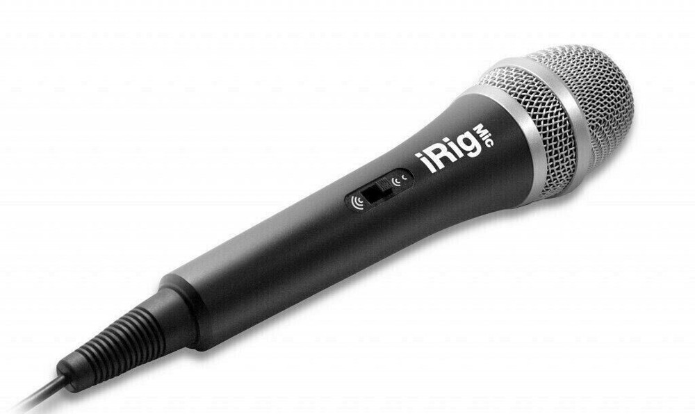IK Multimedia iRig Mic Handheld Condenser Microphone for iPhone iPad Android NEW