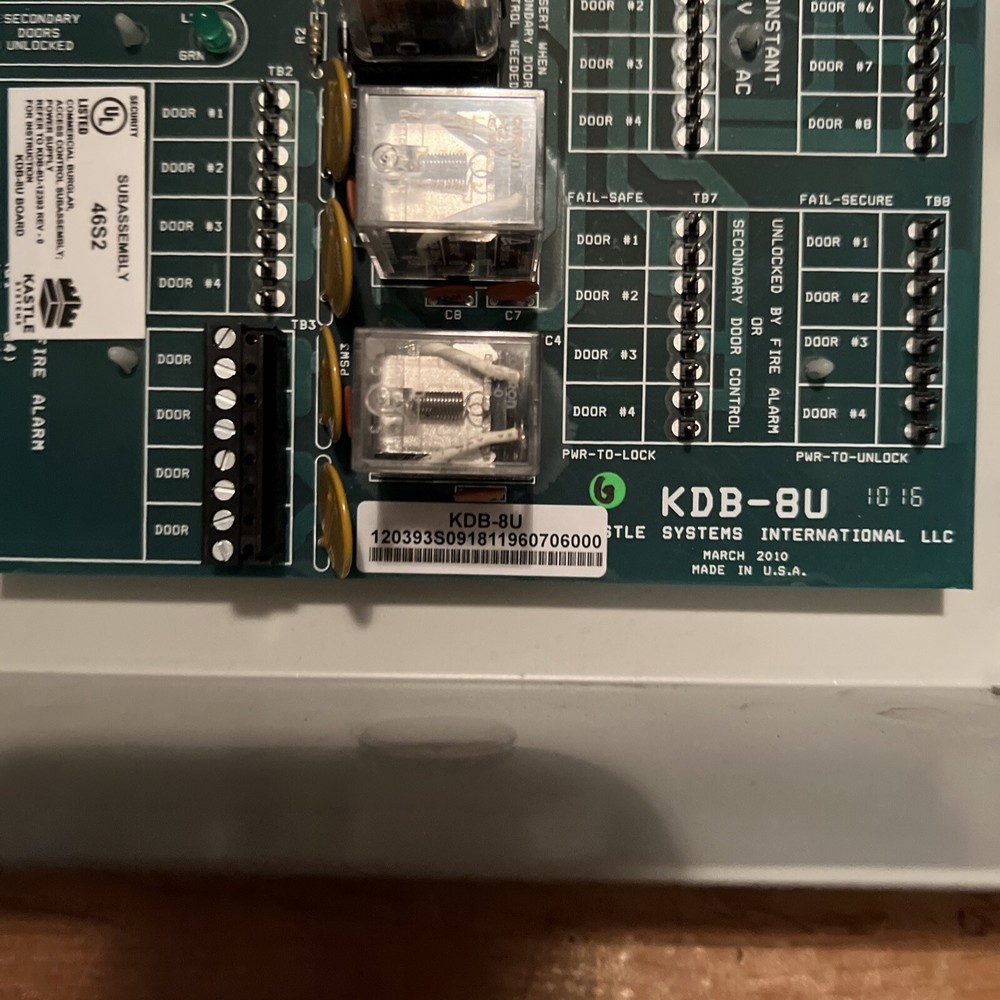 Kastle Systems KE8PS KDB-8U Tested & Working
