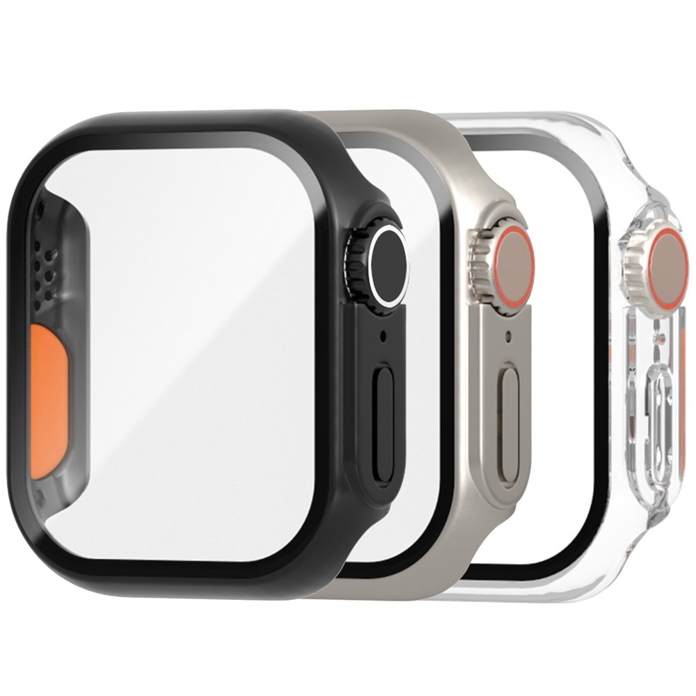 Full Coverage Hard Case with Screen Protector for Apple Watch 45mm 44mm 41 40mm