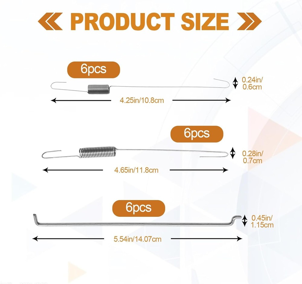 18 PCS Throttle Return Spring Linkage Kit, Carburetor Classification...