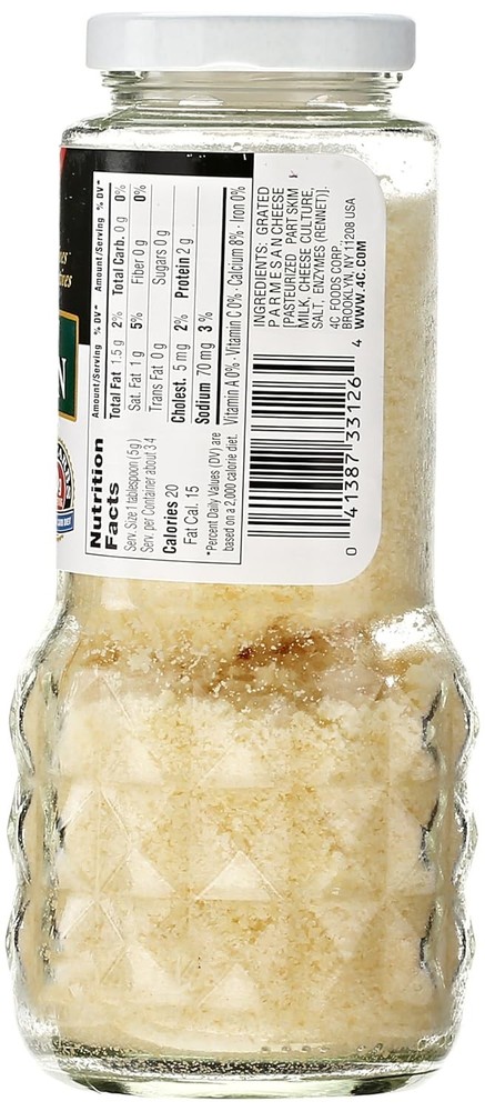 4C Parmesan Grated Cheese 6 oz