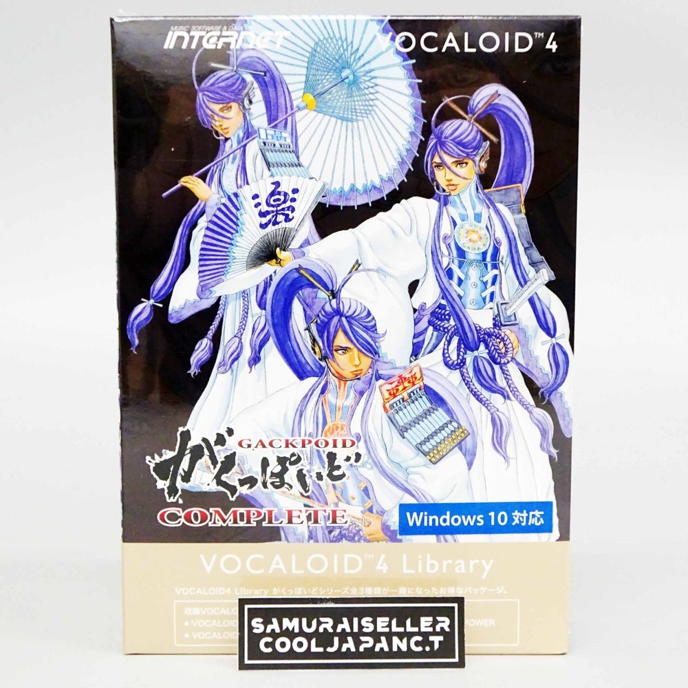 Internet VOCALOID4 Library Gackpoid COMPLETE Windows Mac Software Japan NEW