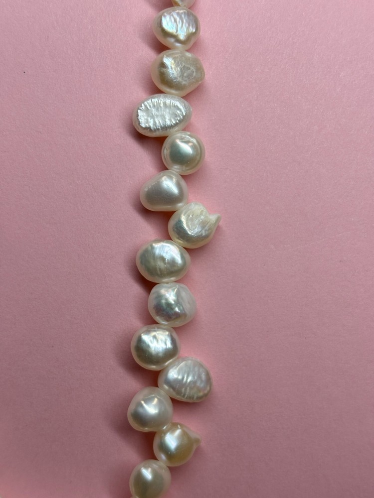 Natural Pearl Link Necklace