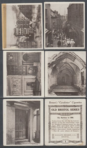 CIGARETTE CARD PART SET RICHARD BENSON LTD. OLD BRISTOL SERIES 1925 (ID:EO080)