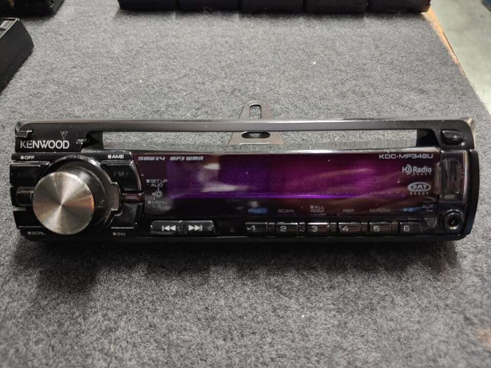 kenwood faceplate kdc-mp342u clean & tested