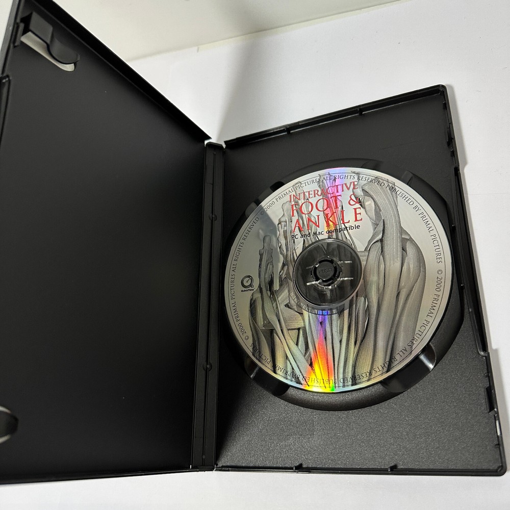 Interactive Foot & Ankle CD-ROM for Windows / Mac Used Free Shipping