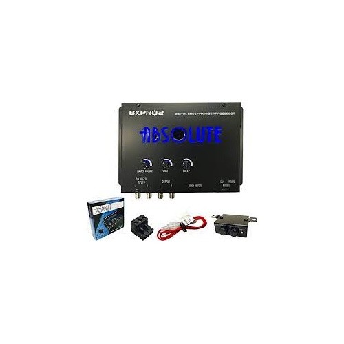Absolute BXPRO2 Digital Bass Maximizer Processor with Dash Mount Remote