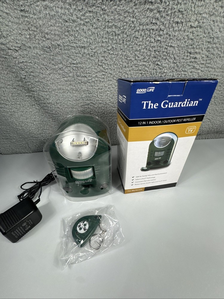 The Guardian Pest Control Electronic Rodent Repeller READ Missing Instructions