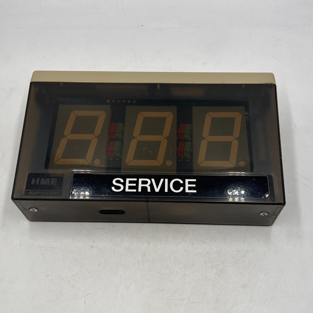 Color Timer Display HME R31AS LED Display For System 30 Drive Thru Intercom