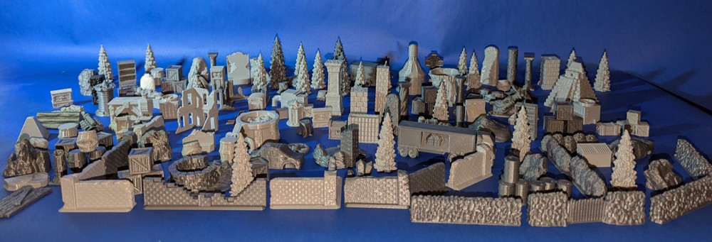 203 Pieces of scatter terrain bundle