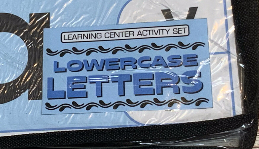 Learning Center Activity Set - Lowercase Letters- Clothespin Learning Center
