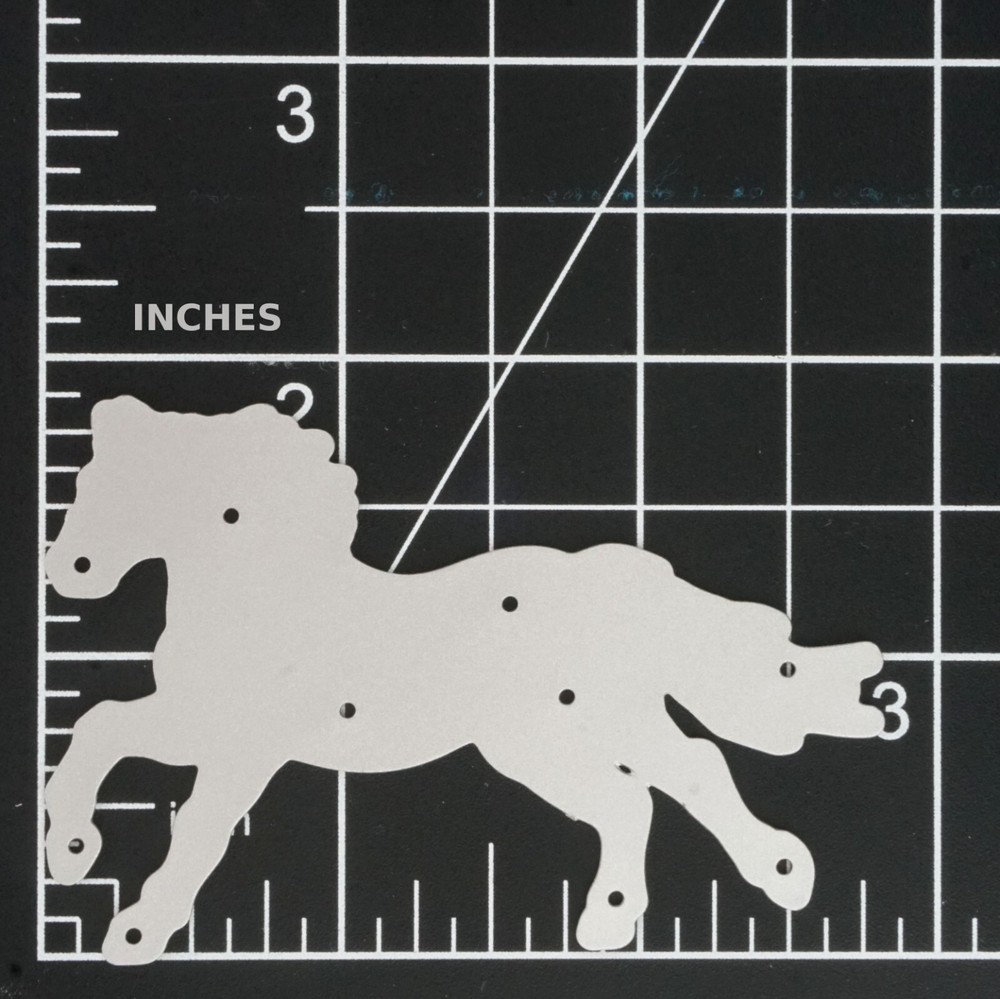Galloping Wild Horse Metal Cutting Die