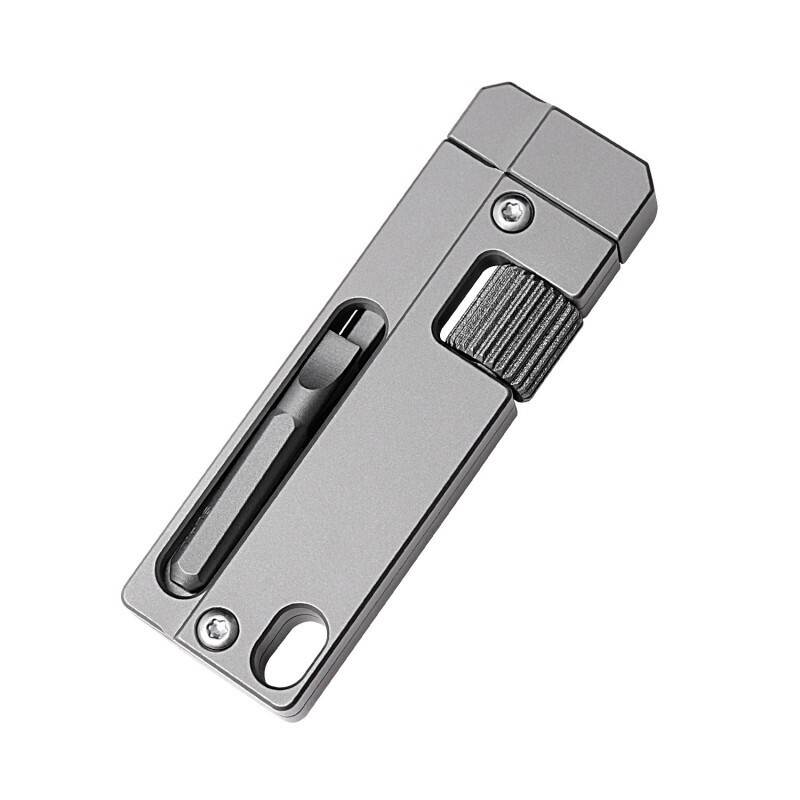 EDC Titanium Adjustable Wrench Screwdriver Pocket Multi Tools Portable Keychain