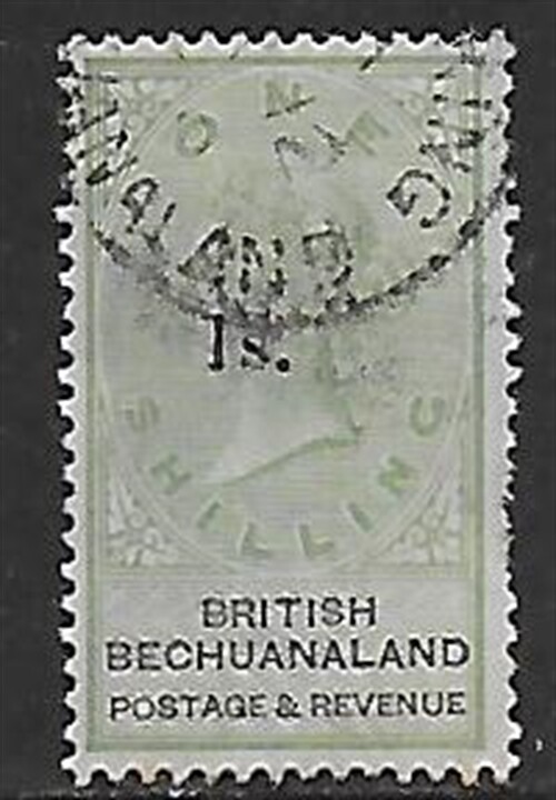 British Bechuanaland 1888 SG 28 CANC VF