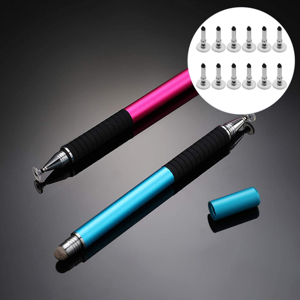 12 Pcs Stylus Tips Universal Replacement Nibs Travel Touchscreen Disc