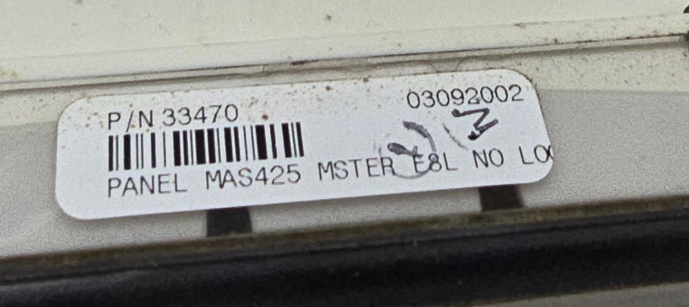 Pre-Owned Master Spas Topside Control MAS425 4 Button 52374 Works Perfect