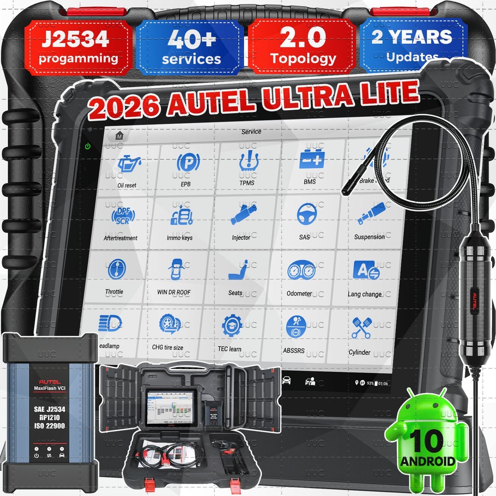 2026 Autel Ultra Lite – VCI Interface, ECU Programming & Full System Diagnosis