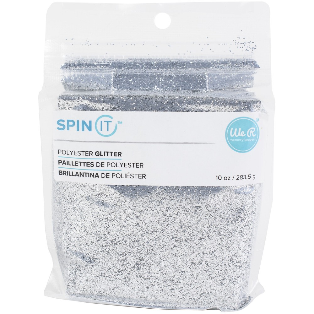 We R Spin It Fine Glitter 10oz-Silver