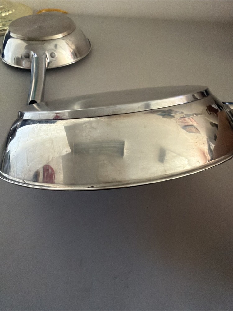 3pc T-Fal Stainless Steel Pans Pot Bundle