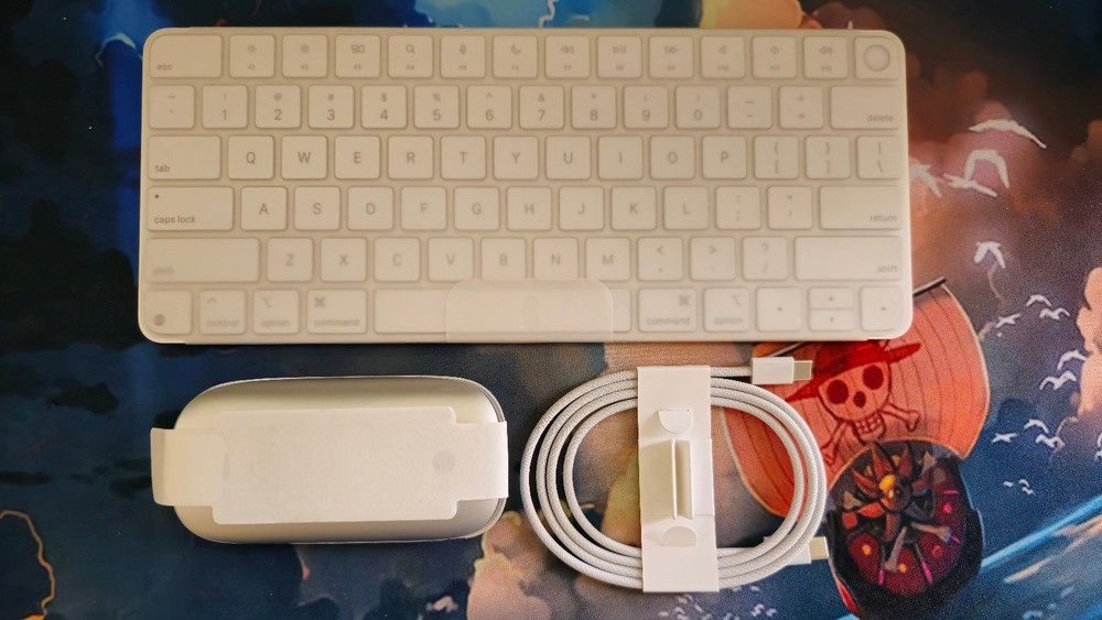 Apple Magic Keyboard (a3118) and Magic Mouse (a3204) w charging cable SILVER