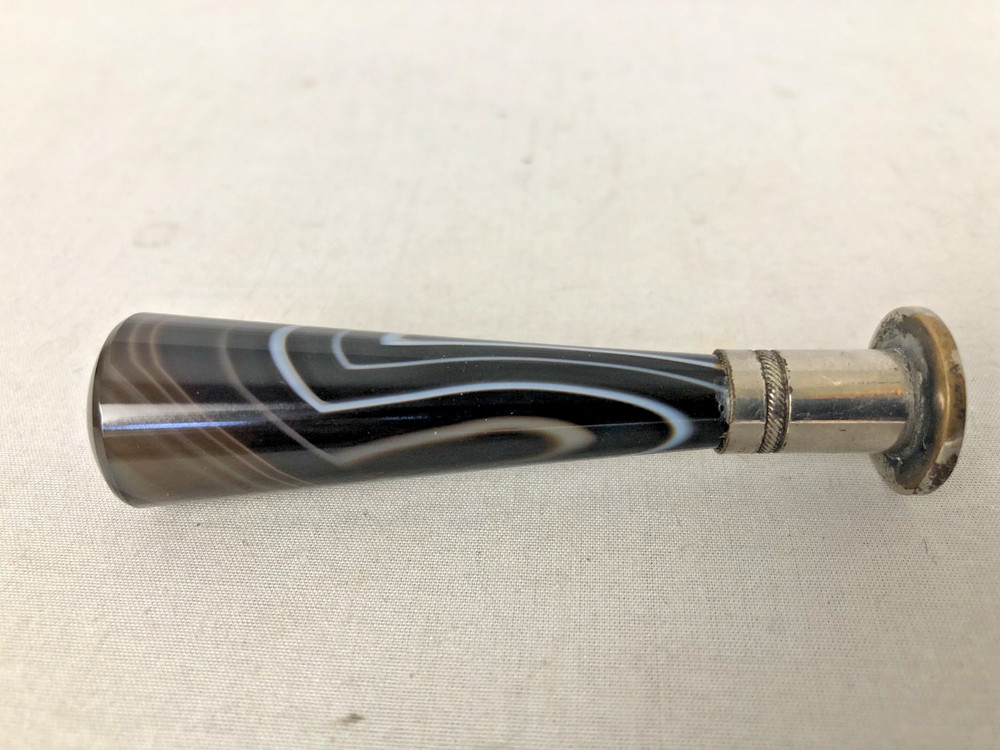 Antique German Banded Agate Stone Wax Seal.