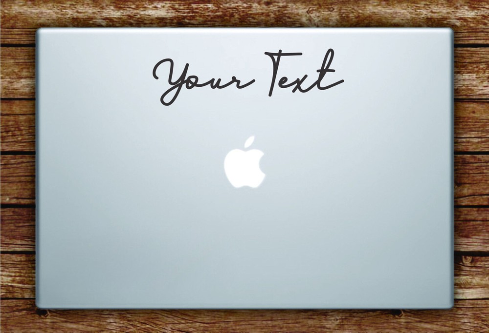 Custom Name Sticker Decal for Laptop Tablet Mobile | Durable Vinyl