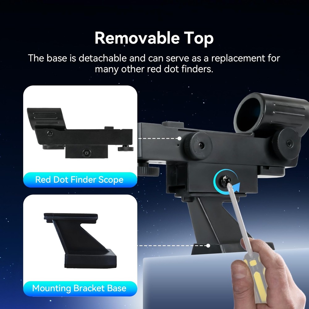 SVBONY Red Dot Finderscope, Star Pointer Compatible for Celestron 80EQ 80DX...