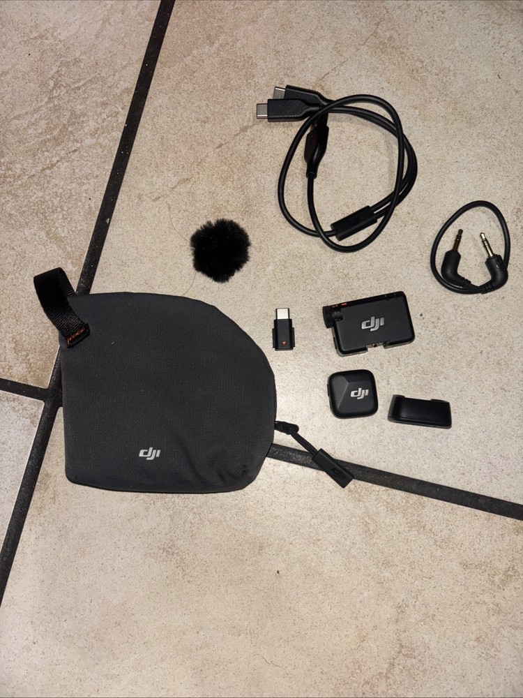 DJI Mic Mini (1TX + 1RX): Unidirectional, Dynamic Microphone System