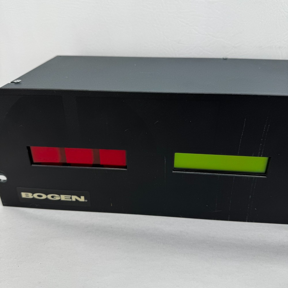 Valcom VECPU-5A Paging Control System w/ Daughter Cards & Bogen Master Clock