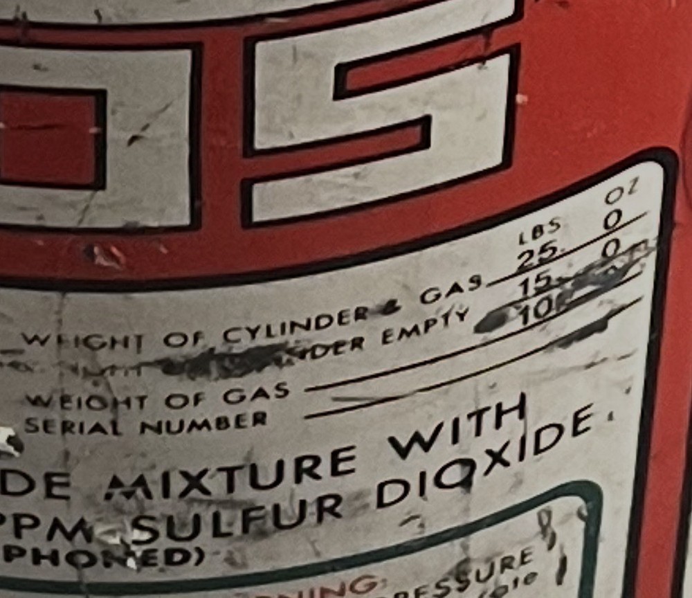 NOS Nitrous Oxide Bottle Tank 10 Lbs