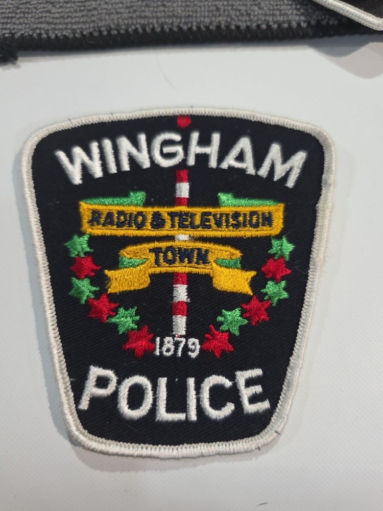 Wingham  Police  Canada Shoulder Patch Obsolete