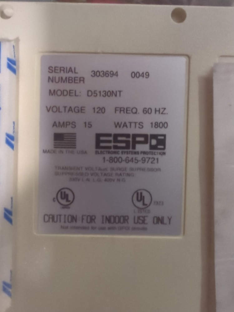 Transient Voltage Surge Suppressor - Model D5130NT