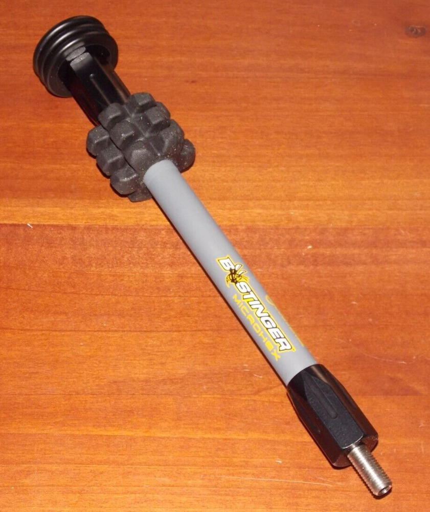 Bee Stinger MicroHex 8" Stabilizer in Grey Finish- B Stinger