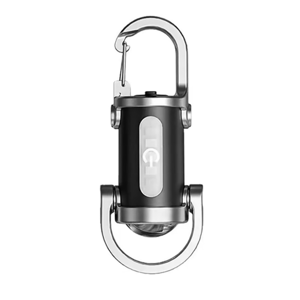 Rechargeable Keychain Flashlight LED Torch, Compact Light for Night Camping