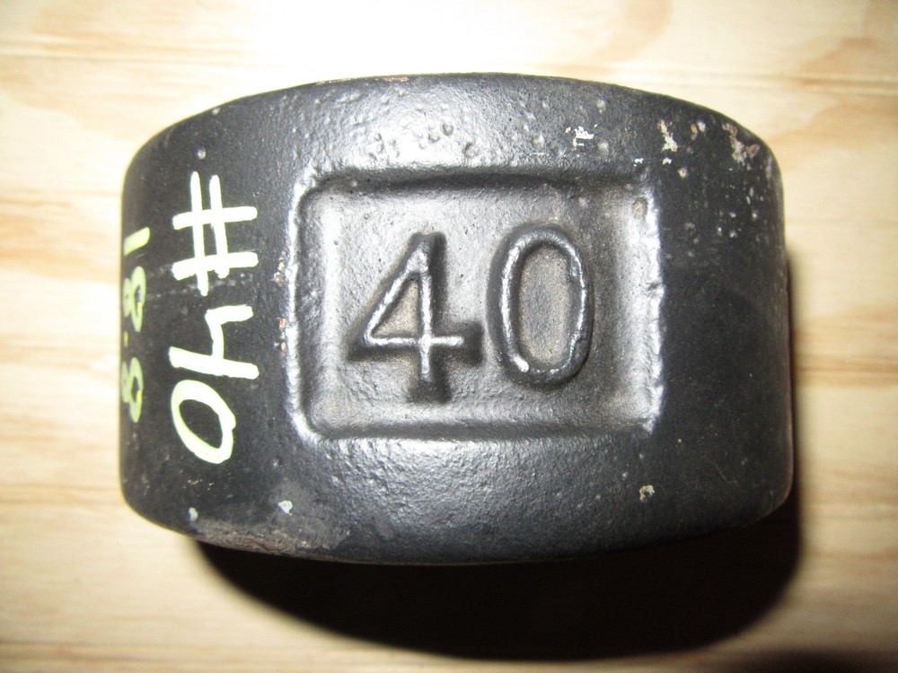 YORK Roundhead Half 40 Pound Blob Grip Number Side 2nd Generation