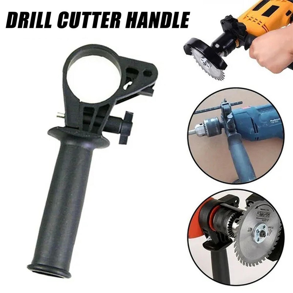 Factory Workshop Drill Handle Inner Ring 40-43mm Plastic + Metal With Ruler