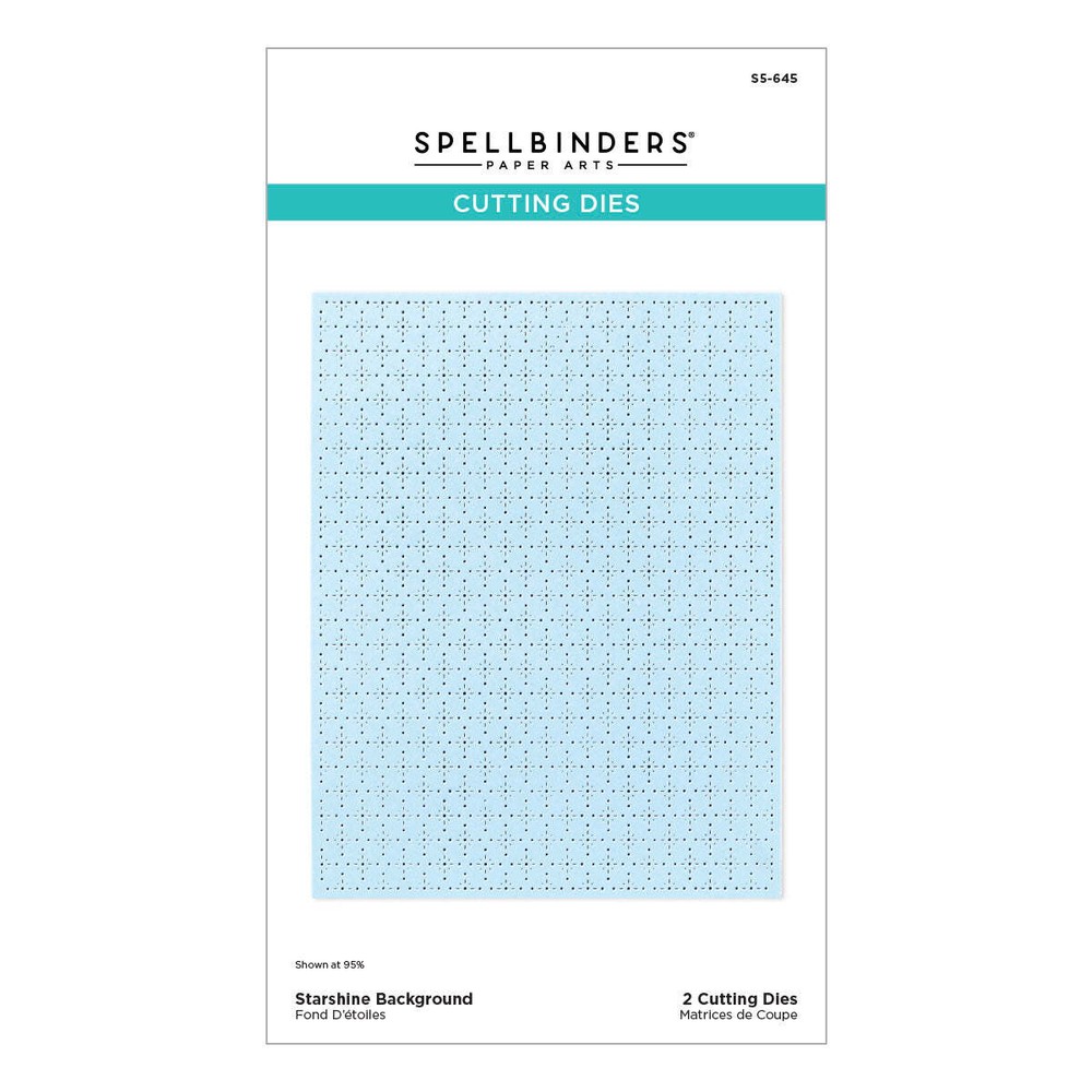 Spellbinders Etched Dies - Starshine Background, S5-645