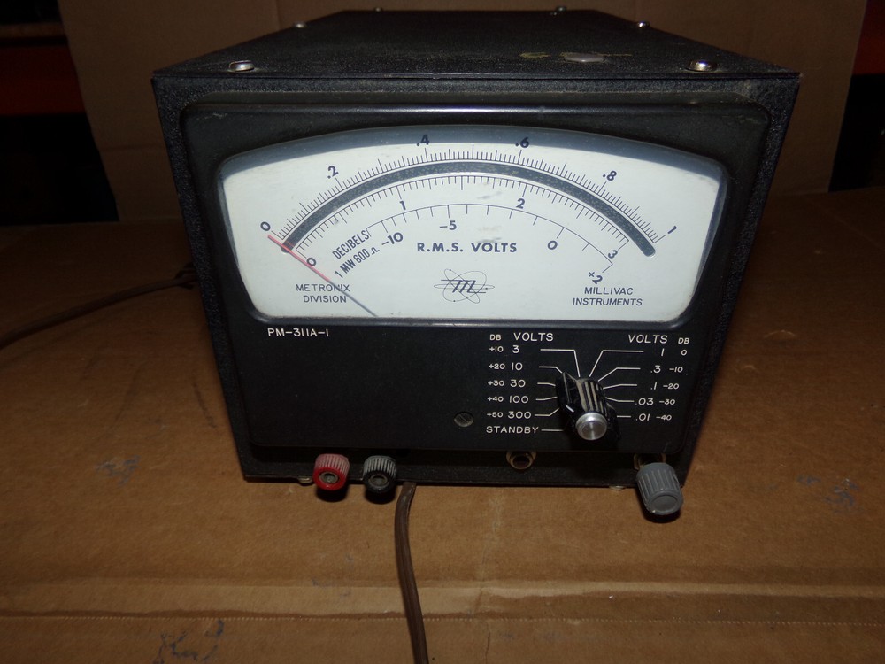 Vintage Millivac PM-311A-1 Voltmeter