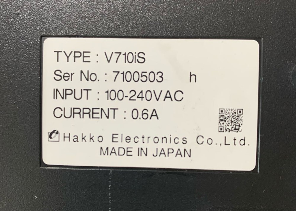 Hakko V710iS Touch panel 100-240VAC