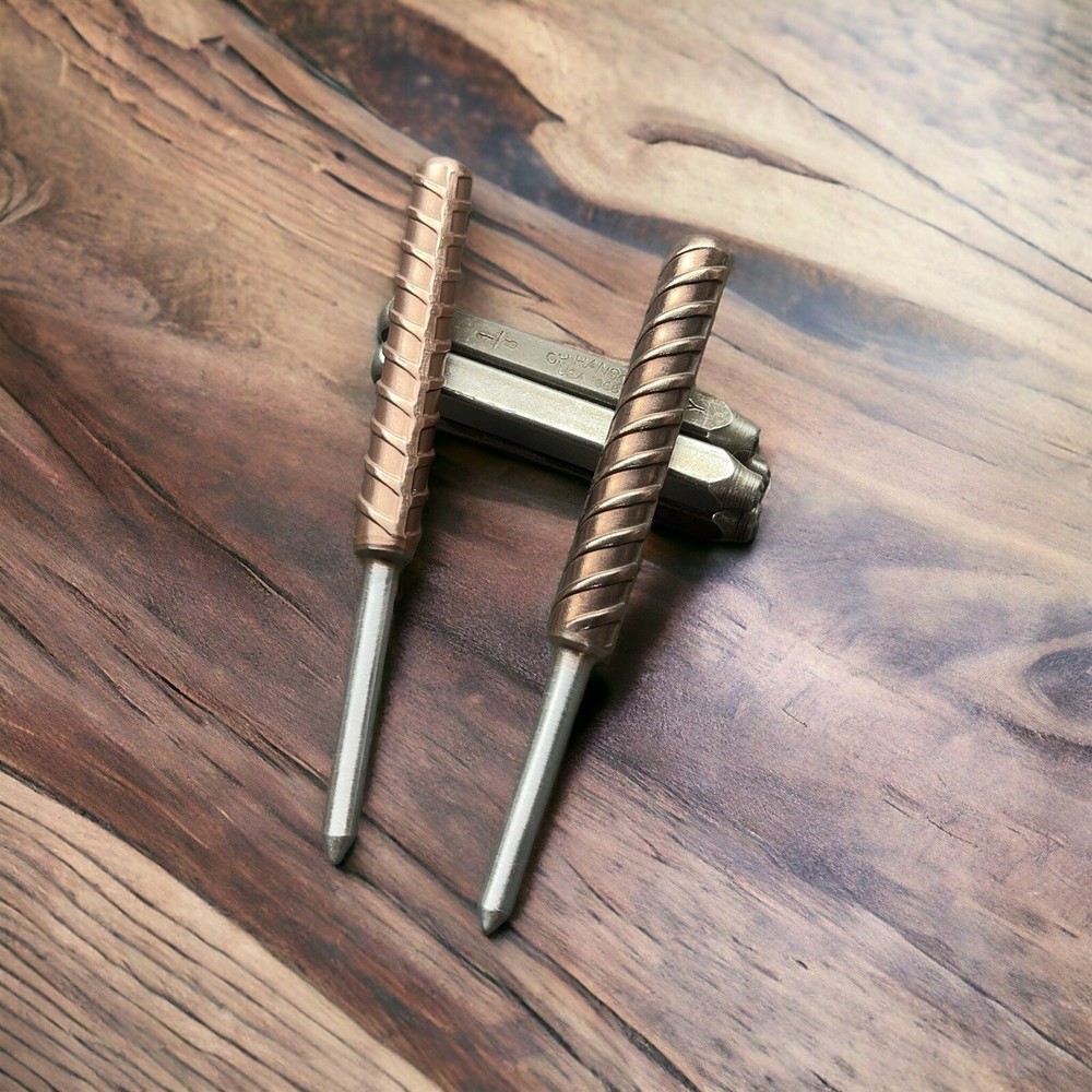 Custom Copper Plated Rebar Divot Tool Boutique