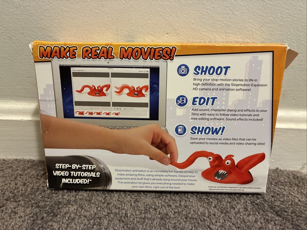 Stopmotion Explosion Complete Animation Kit New Open Box