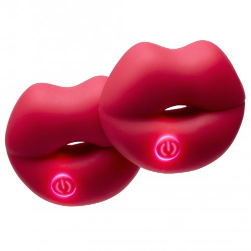 Mini Lips Vibrating Nipple Clamps