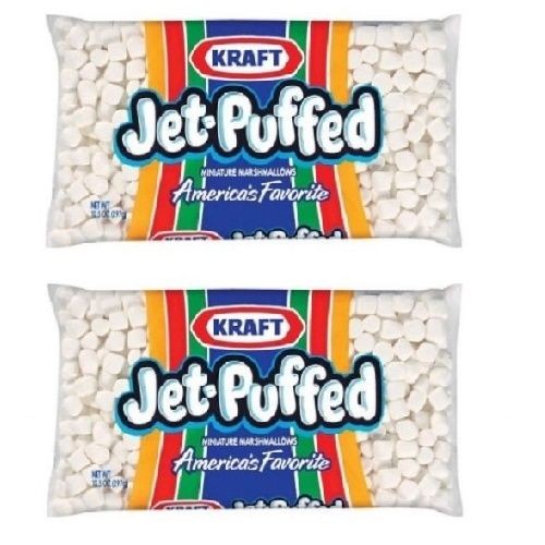 Kraft Jet Puffed Miniature Marshmallows 2 Bag Pack