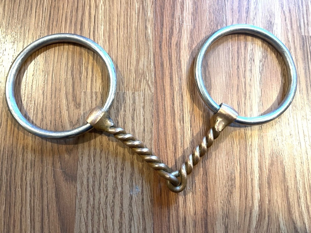 5” Copper Twisted Mouthpiece Loose O Ring Bit