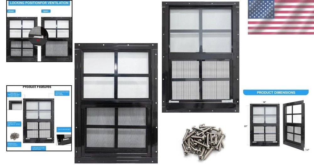 New Multi-Purpose Shed Windows with Free Shipping
