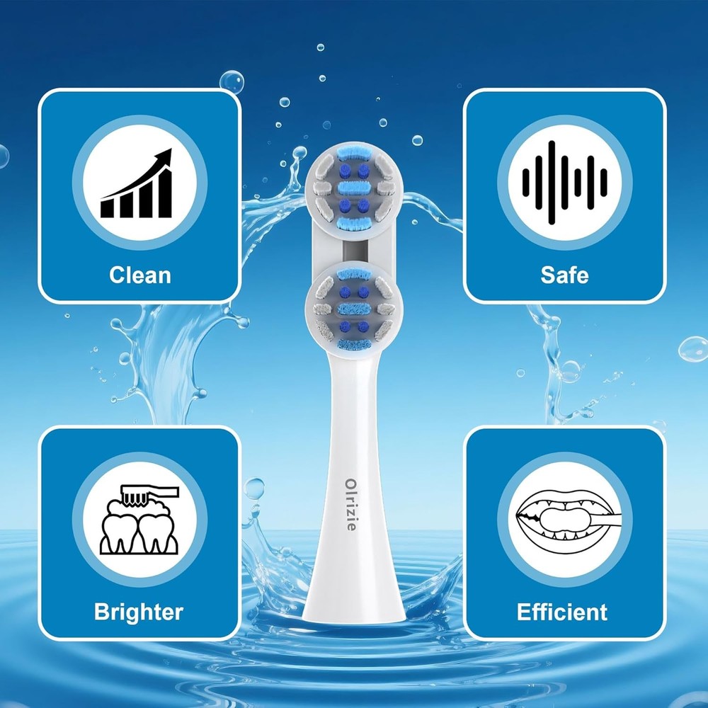 Replacement Toothbrush Heads Compatible with Spinbrush Pro Clean(Old), High Effi
