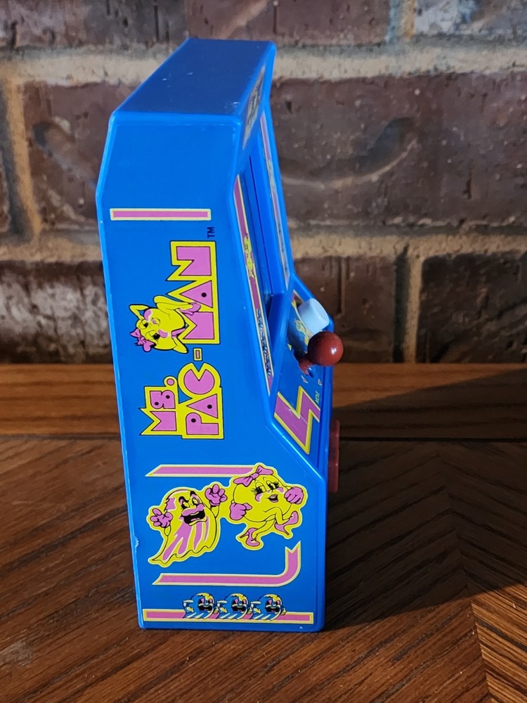 Ms. Pac-Man Retro Mini Arcade Game 6" Console Works!
