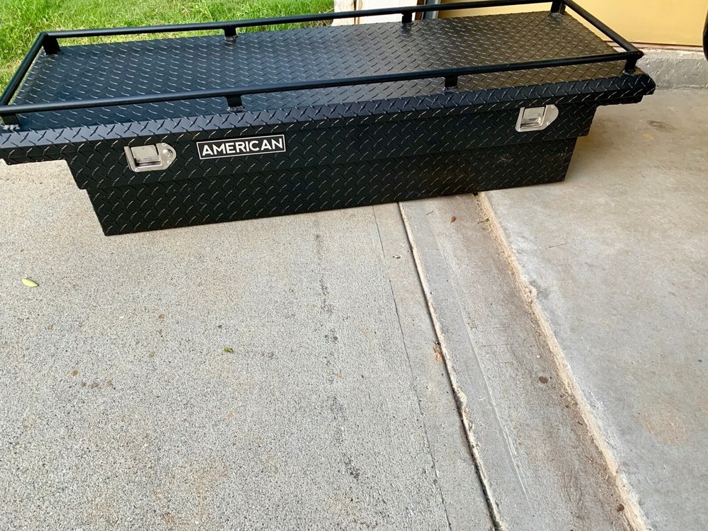 CAMLOCKER AMERICAN ALUMINUM TOOL BOX with LID RAIL