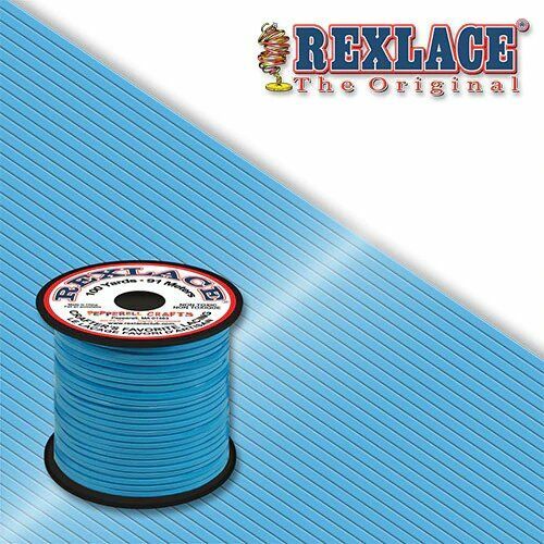 Baby Blue Plastic Rexlace 100 Yards
